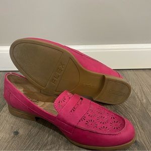 Brand New pink loafers- never worn
